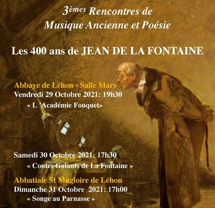 Affiche Les 400 ans de Jean de La Fontaine